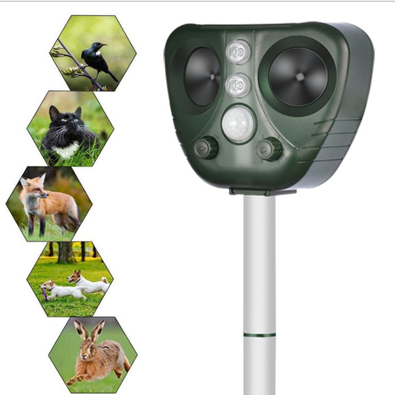 Outdoor Waterproof Solar Powered Pest Rejector Garden Farm Mouse Mole