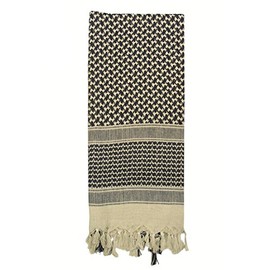Rothco Lightweight Shemagh Tactical Desert Keffiyeh Scarf, Tan