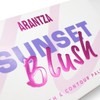Paleta Rubor Sunset Blush Iluminador Maquillaje Arantza