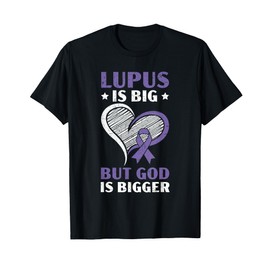 Lupus Awareness Purple Ribbon SLE Autoimmune Disease T-Shirt
