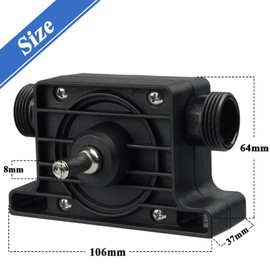 Eyech Portable Hand Electric Drill Pump,Self Priming Water Transfer Small Household Hand Drill Driven Pump for Water Gasoline Oil Diesels Fluid