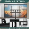 BFTOU Rolling TV Stand with Wheels for 32-55Inch Screens up