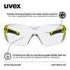 Uvex pheos nxt - premium safety glasses - anti-fog interior,