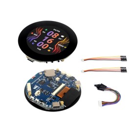 ESP32-S3 with 2.1inch Capacitive Touch Round Display Development Board, 480x480, IPS, 32-bit LX7 Dual-Core Processor, 262K Color, GPIO, UART, I2C Interfaces, etc.