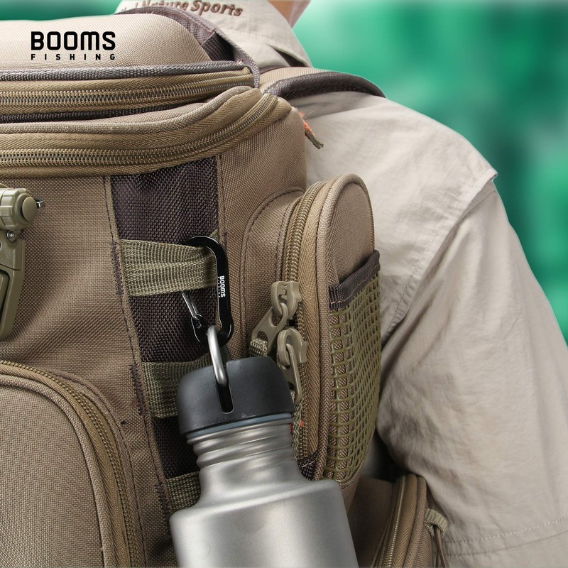 Booms Fishing CC1 New Aluminum Alloy Carabiner, Ultra Light, Lock