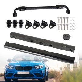 SEBLAFF 8AN Fuel Rails Kit with Fittings & Crossover Hose Replacement for LS1 & LS6 Factory Intake Manifolds