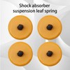 YananAC 4 Pieces Buffer Spring Stop Buffer Suspension Leaf Rubber