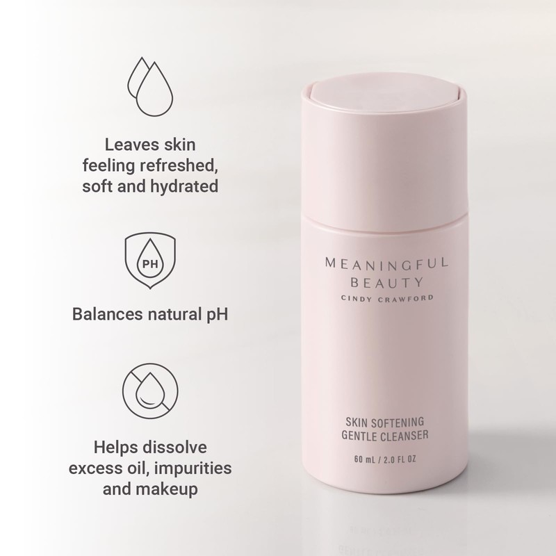 Meaningful Beauty Skin Softening Gentle Cleanser, 2 Fl Oz