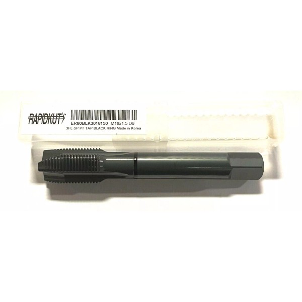 RapidKut M18 x 1.5mm HSSE-V3 Spiral Point Tap D6 High