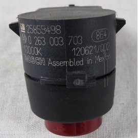 GM Genuine OEM GM 25855498 Park Assist Object Sensor Bumper Red 20777093