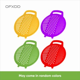 Shredder Kitchen - Plastic Grater for Kitchen with Handle - Round Slicer for Fruits and Vegetables - Grater Kitchen for Potato, Carrot, Ginger, Garlic