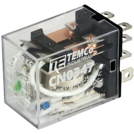 1x TEMCo Industrial Ice Cube Relay General Purpose 6 VDC 10A Contact 8 Pin
