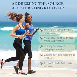 Crema de pies de aceite de rbol de t sin perfume con aceite de eucalipto, miel de manuka natural para pies blsamo hidratante al instante hidrata y... 