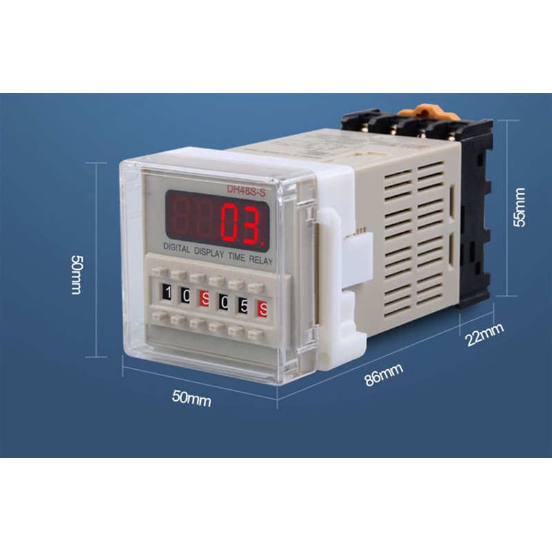 PURYN DH48s-1z Time Controller Digital Display time Relay Timer with