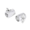 Motoforti Universal Hex Car Hose Finisher Clamp, AN6, Aluminum Alloy,