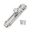 6" Polished CHROME Flat Slide Door Bolt 150mm with Keep