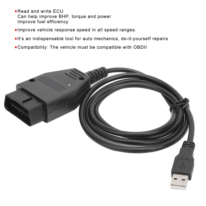 EOBD2 Programmer Flasher Multi‑Function ECU Chip Tuning Tool with CD