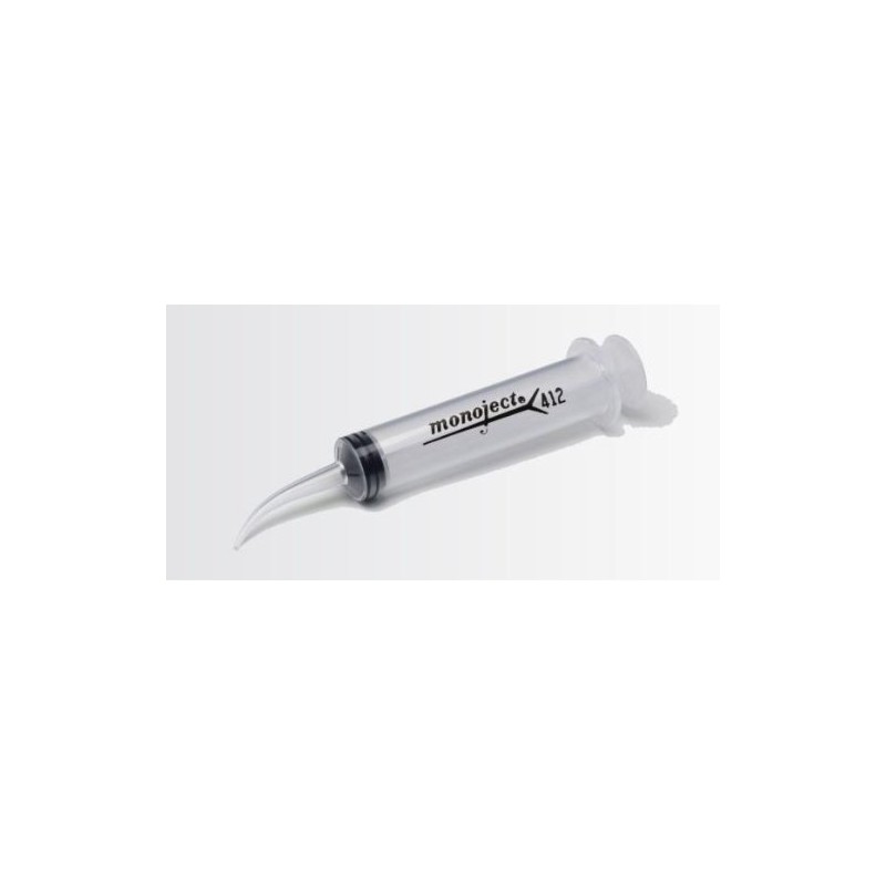 12 cc Disposable Syringe with Tapered Curved Tip
