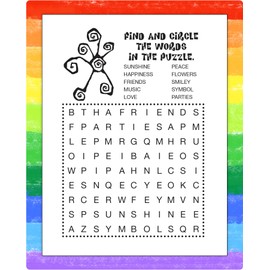ZOCO - Mini Activity Pads (50 Bulk Pack Without Crayons) - Party Favors, Goodie Bag Stuffers, Games, Puzzles, Word Search, Mazes, Activities for Kids