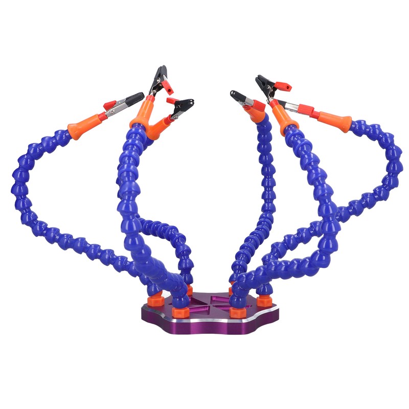 Helping Hand Soldering Station with 6 Flexible Arms USB Fan