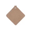 Jollein 534-514-68057 Kapuzenhandtuch Frottee Gepard -Jungle Jambo braun (75x75 cm)