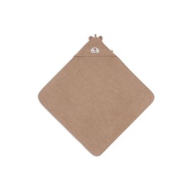 Jollein 534-514-68057 Kapuzenhandtuch Frottee Gepard -Jungle Jambo braun (75x75 cm)