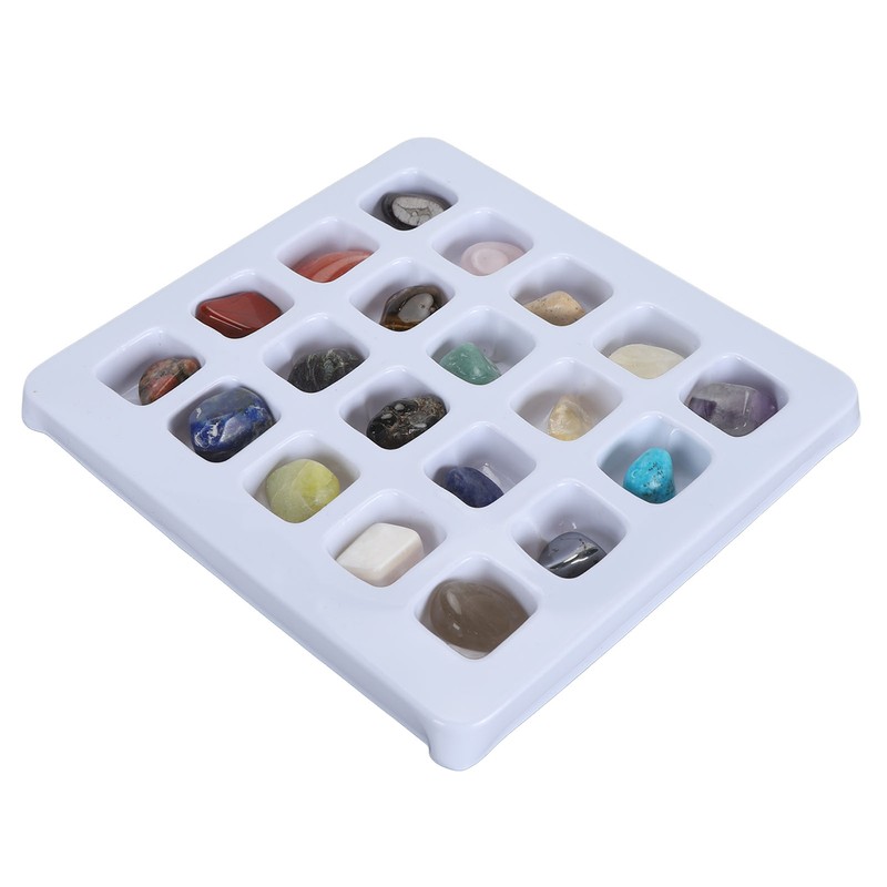 20pcs Rock Stone Colletction Kit for Boys Girls Exquisite Science
