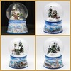 Snow Globe Christmas Walk | Base Winter Landscape Light Blue