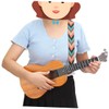 TOYANDONA Ukulele Shoulder Strap No Drill Ukulele Strap Bass Strap