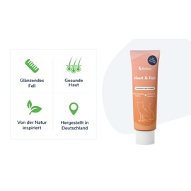 felmo Skin and Coat Paste for Cats (100g) Supports Improvement of Skin and Promotes Shiny Coat - Facilitates Grooming