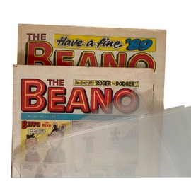 storage.boutique BEANO Comic Protection Sleeves, Archive Standard, Acid Free, A4 Size, 214 x 300 mm, 40