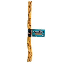 Dogginstix 3 Pack of 12” DOGGINSTIX Braided Lamb Collagen Dog Chews