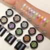 DE'LANCI Pink Glitter Eyeshadow, Pink Shimmer Eyeshadow Highly Pigmented Make-up,High