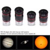 1.25" 68° Ultra Wide Angle FMC Eyepiece Kit 6+9+15+20mm for