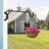 16"Swivel Plant Hanger - 360° Outdoor Hanging Brackets with 12-Directional