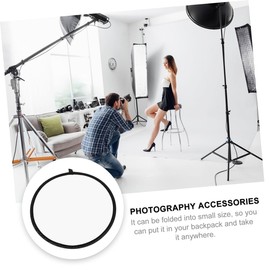 Tofficu Photography Reflector Portable Collapsible Light Reflector for Natural Photos for Outdoor and Studio Use Travel Friendly Design for Photographers and Artists