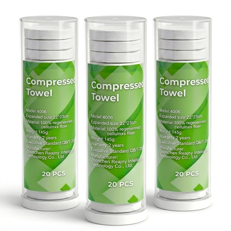 60 Pcs Compressed Face Towel Refills for Smart Towel Warmer