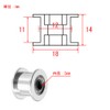 Saipor 5pcs Pulley 2GT Timing Belt Pulley 3D Printer Replacement