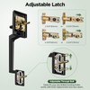 MAXECURITY Bronze Front Door Lock Set, Modern Exterior Door Handle