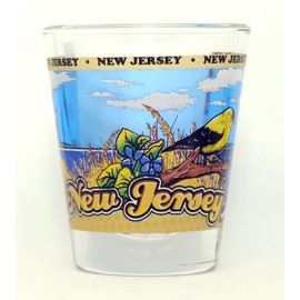 New Jersey State Wraparound Shot Glass