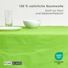 Plain Cotton Lime Tablecloth, 54 x 70