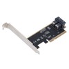 PCIe3.0 X8 to U.2 Adapter Card 64Gbps High Speed PCI