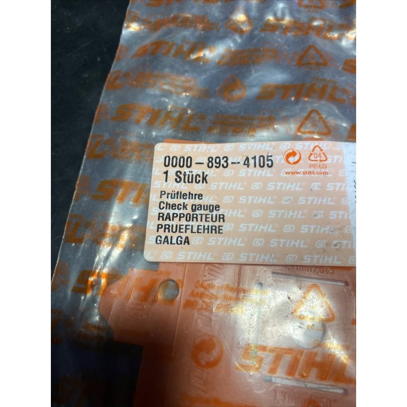 Stihl Chainsaw Chain Depth Gauge, Genuine Stihl OEM, 0000-893-4105, Free