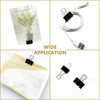 Ykimok 120Pcs Mini Binder Clips, 5/8 inch(15mm), Paper Clamps Small