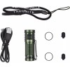 ThruNite T1S V2 Magnetic C Rechargeable Flashlight, 1212 Lumen, green