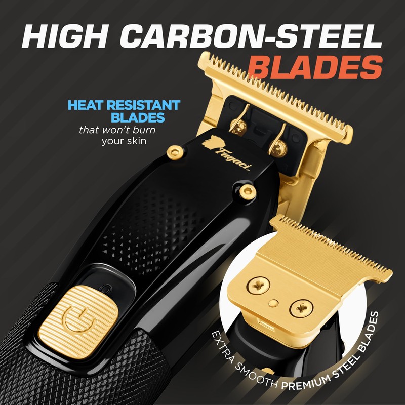 Fagaci Men's Hair Trimmer - Turbo Power with Precise Cutting,