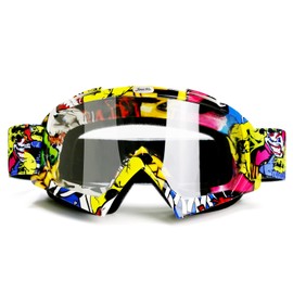 JAMIEWIN Motocross Goggles ATV Dirt Bike Motorcycle UTV MX OTG Offroad Riding Anti-UV Dustproof Anti-Fog Racing Skiing Goggles for Men Women Youth Kids