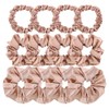 12 Pcs Mix 3 Sizes Satin Silk Scrunchies Hair Ties