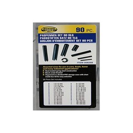 Clamping Sleeve / Dowel Pin Set 90 Pieces Black