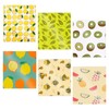 6Pcs Reusable Beeswax Wrap for Food Eco-Friendly Beeswax Food Wraps